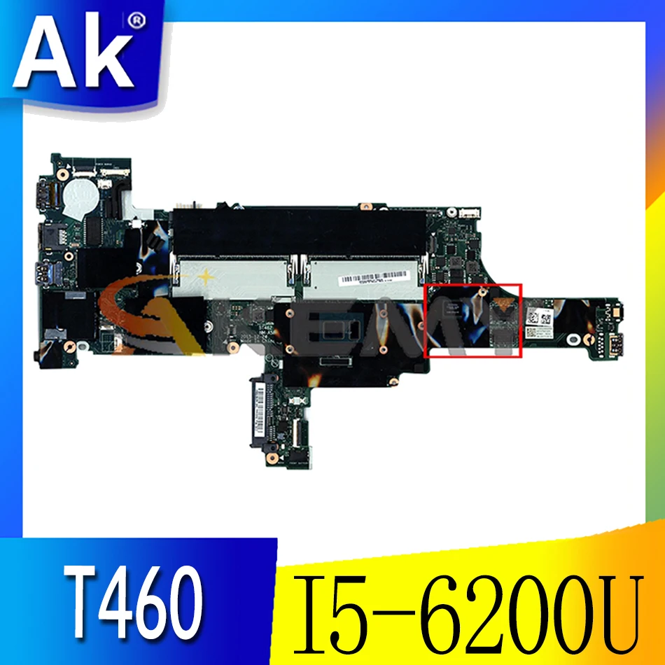 

For LENOVO Thinkpad T460 Laptop Motherboard NM-A581 01AW320 01AW336 01AW344 i3 i5 i7 6th Gen Mainboard Tested OK