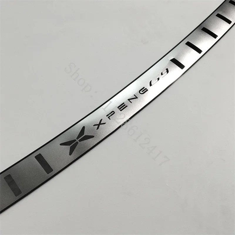 for XPENG G9 2022 2023 2024 car Accessories Stainless Steel Rear Bumper Protector Sill Trunk Tread PlateTrim