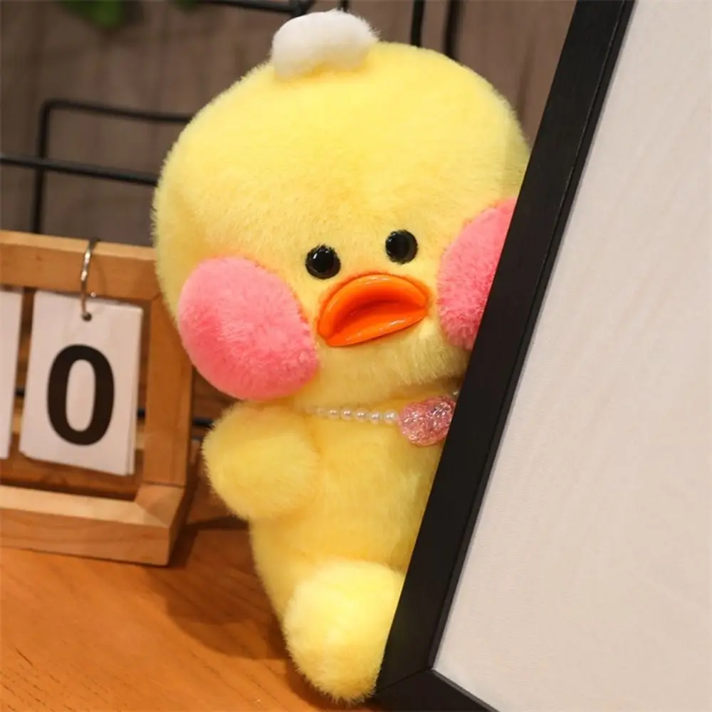Pato Peluche Lalafanfan Anatra Peluche Simpatico Cartone Animato Anatra Gialla Peluche Bambola 30 cm Morbido Animale Anatra Bambola Bambini Regali di Festa