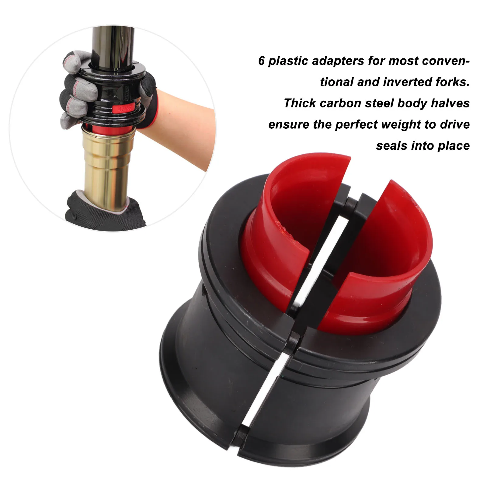 35 ‐ 50 مللي متر الجبهة شوكة سائق المثبت أداة مجموعة الكربون الصلب للدراجات النارية الدراجات الجبهة شوكة سائق أداة #6