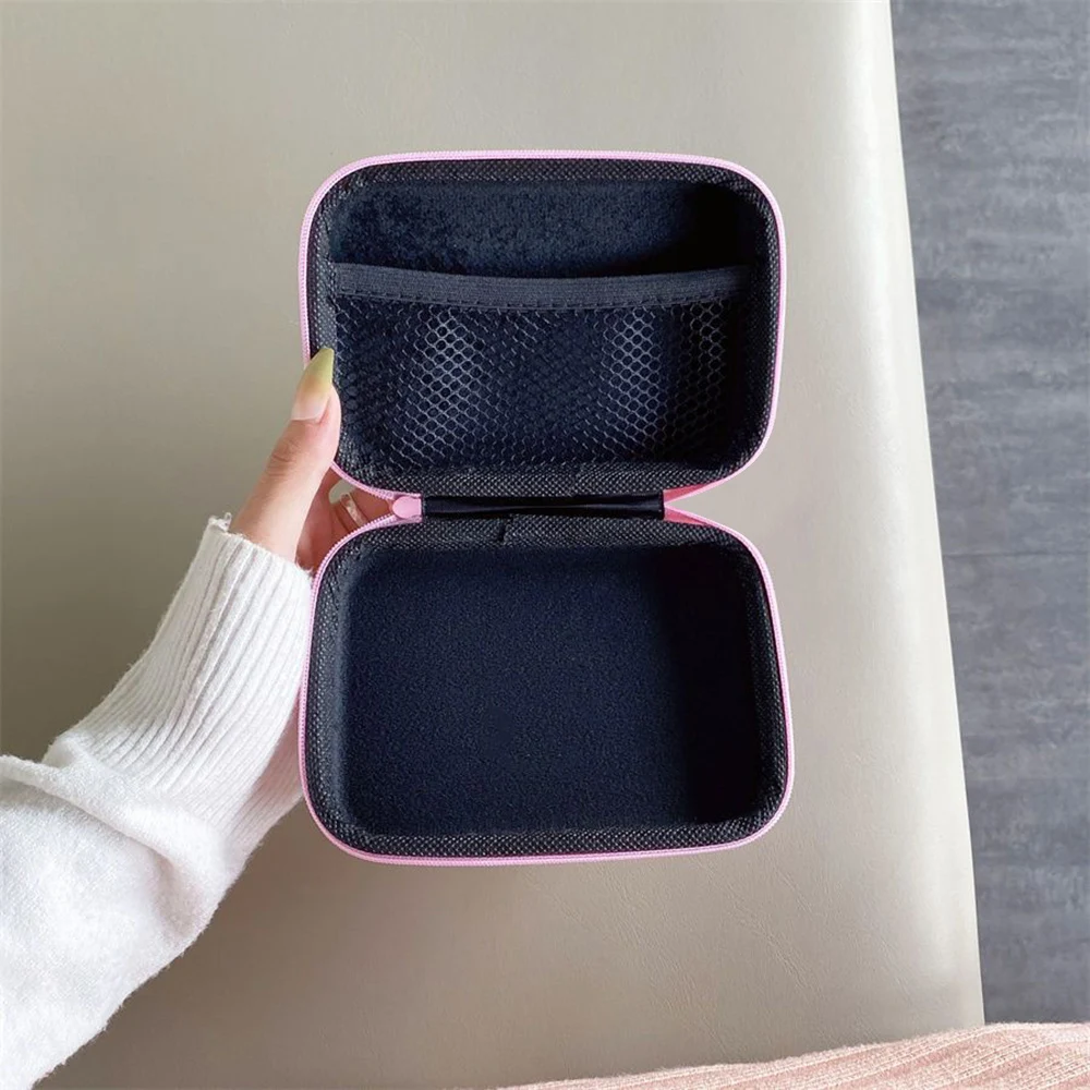Korea Cute 3D Love Heart+EVA Storage Bag Set Charger Cover For IPhone 16 15 14 13 12 11 18W-20W Charge Correa Protection Sleeve