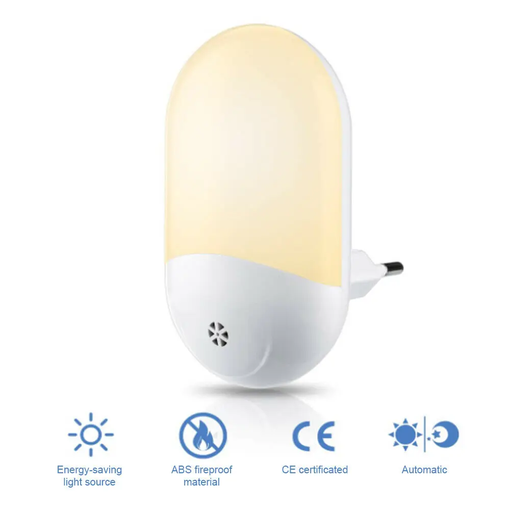 Imagem -05 - Led Pir Motion Sensor Night Light Lâmpada de Iluminação do Banheiro Lâmpada do Quarto Eua Reino Unido Plug ue Casa Cabeceira Branco Inteligente