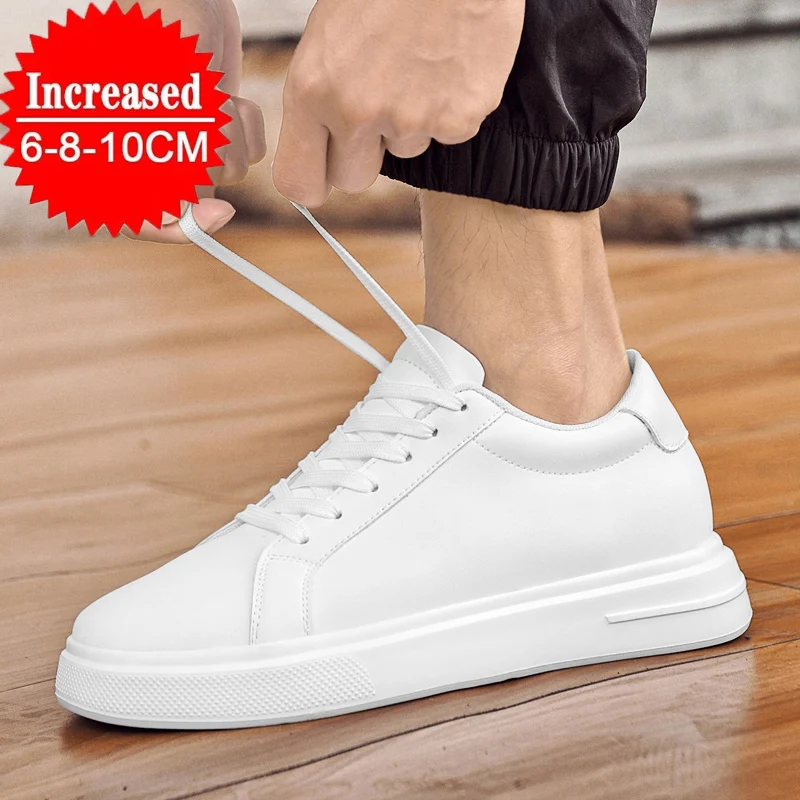 

Men's Sneakers Elevator Shoes Heightening Height Increase Insole 6/8/10CM Fashionable Board Shoes Heightening Casual Shoes