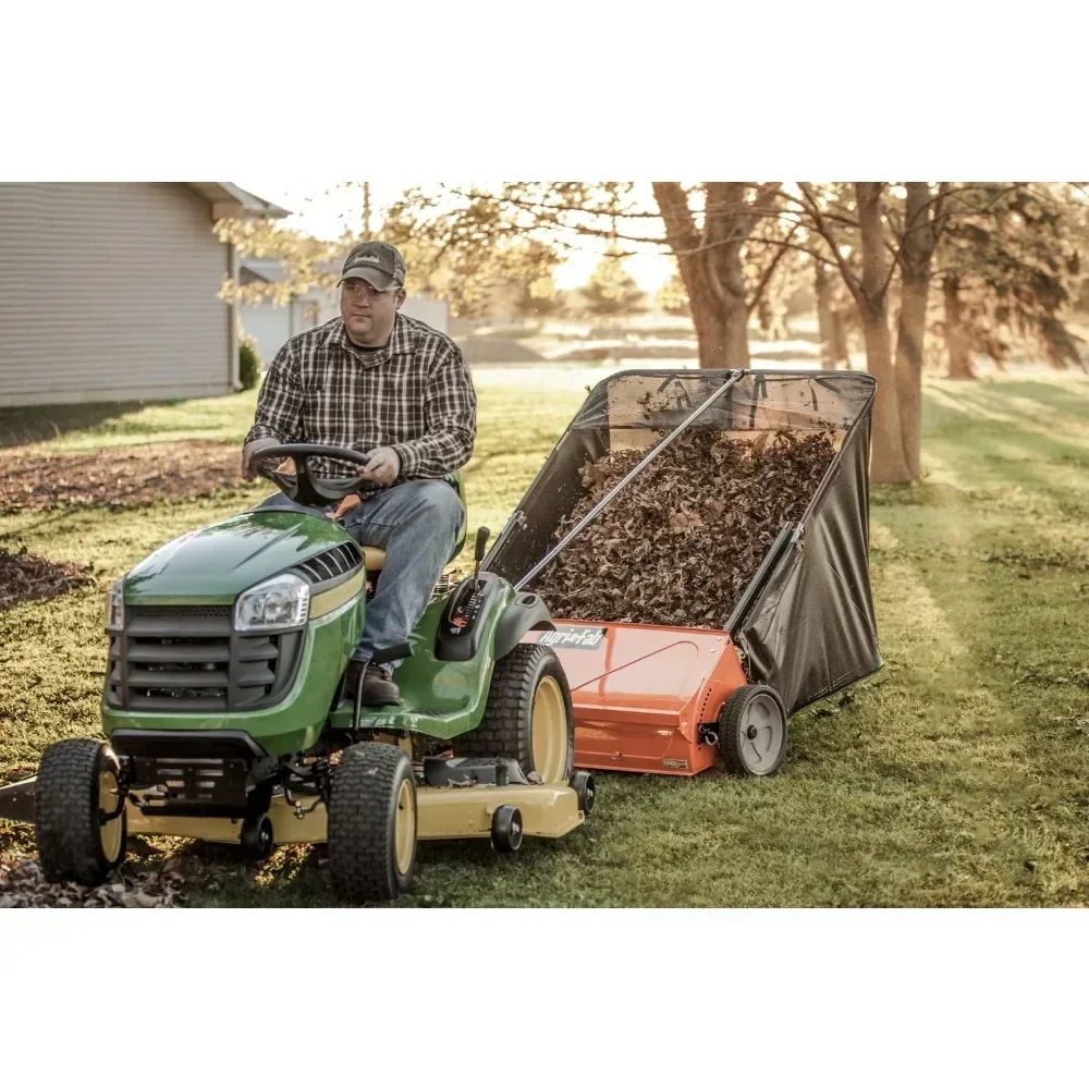 2024 new 45-0492 Metal Lawn Sweeper, 44-Inch Orange Free Shipping