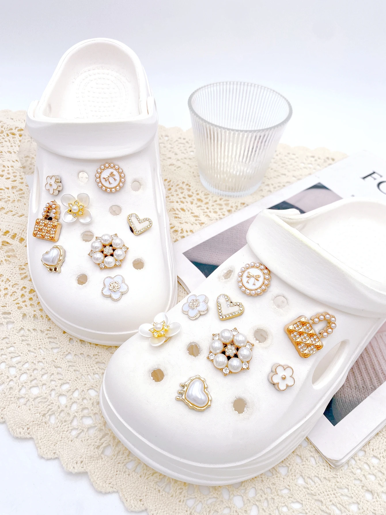 16-piece shoe decoration DIY casual shoe decoration - An interesting and versatile way to personalize your footwear