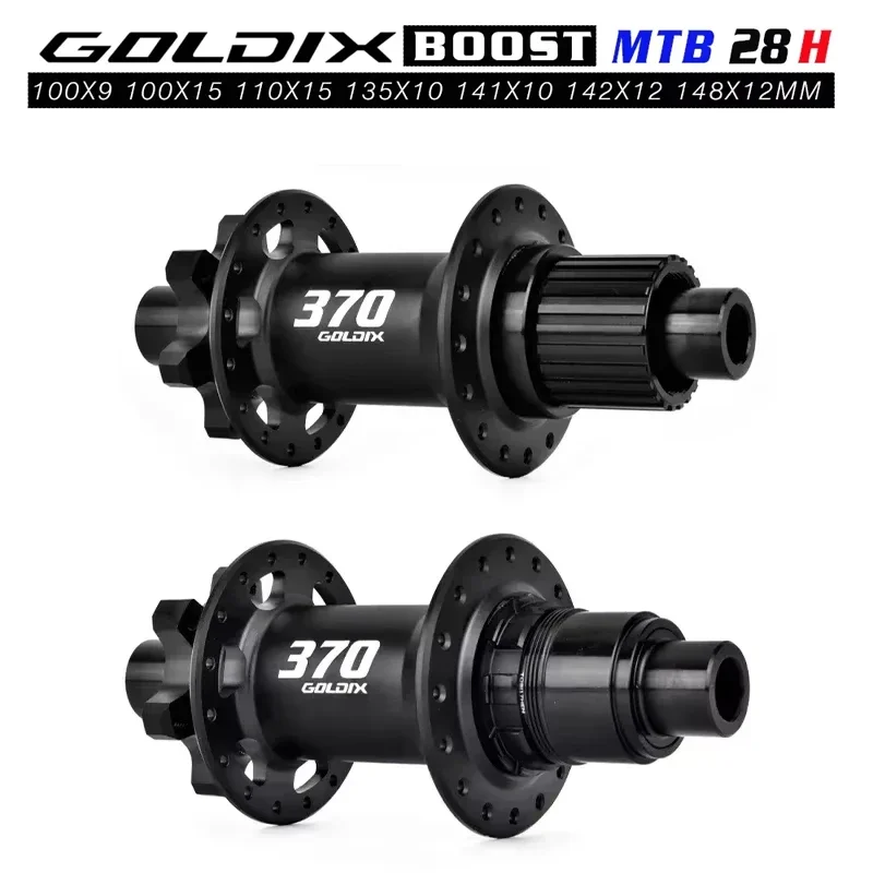 

GOLDIX M370 36T Ratchet Bicycle Hubs 28Hole J-Bend Spoke 6-Bolt Disc Brake 4pcs Seal Bearing Mountain Bike Hub HG/MS/XD Hub Body