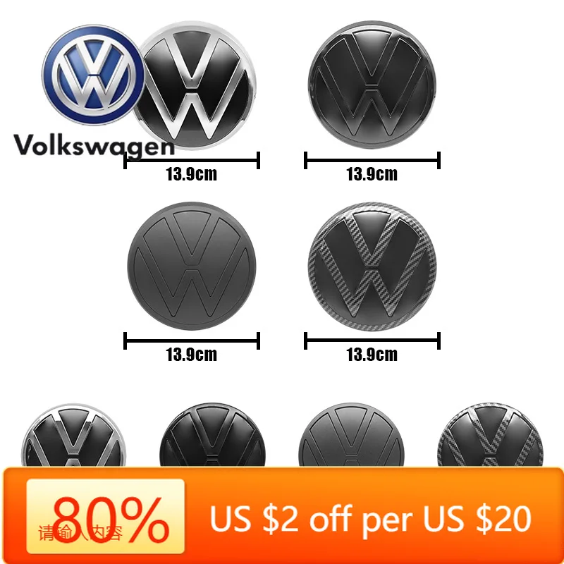 

Горячие эмблемы, 1 шт., ABS VW, передний логотип автомобиля, решетка, значок багажника для Volkswagen Polo 2019 2020 2021 2022 2023 2024, замена автомобиля
