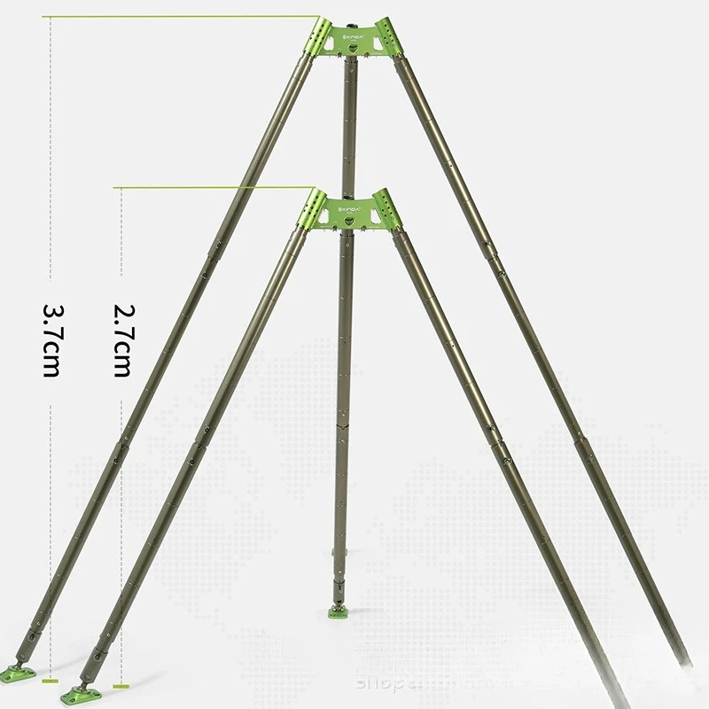 Fire emergency round rescue tripod, lifting portable rescue bracket easy to carry