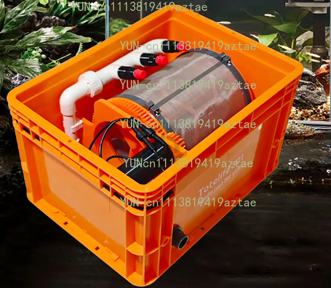 Automatic Small Turnover Box 10000 Flow Conversion Micro Filter Fish Tank Filter Automatic Backwashing Sewage