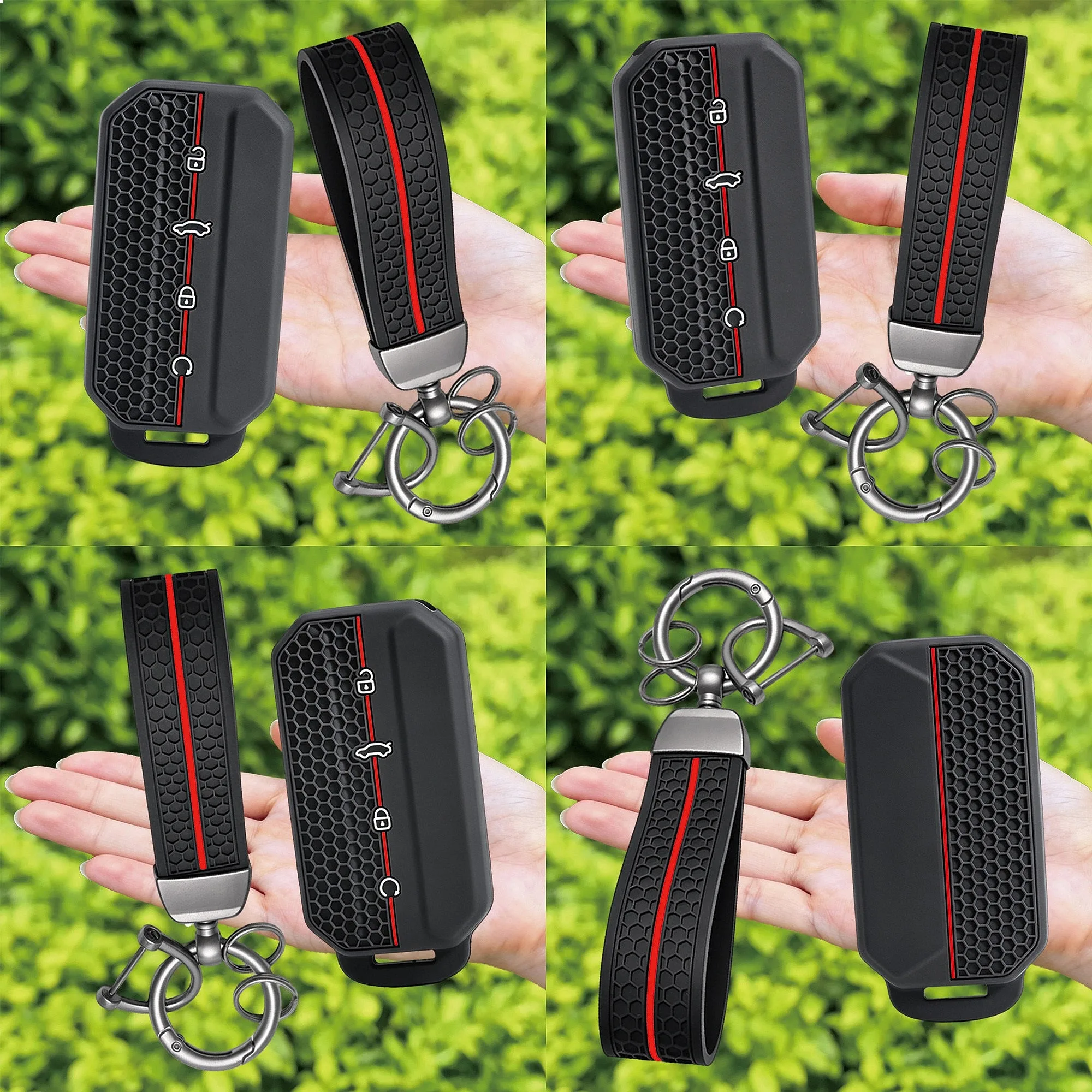 Silicone Car Key Case Cover for Chery Jaecoo J5 J7 2025 2026 Protection Key Shell Bag Keychain Housing Holder Car Accessories