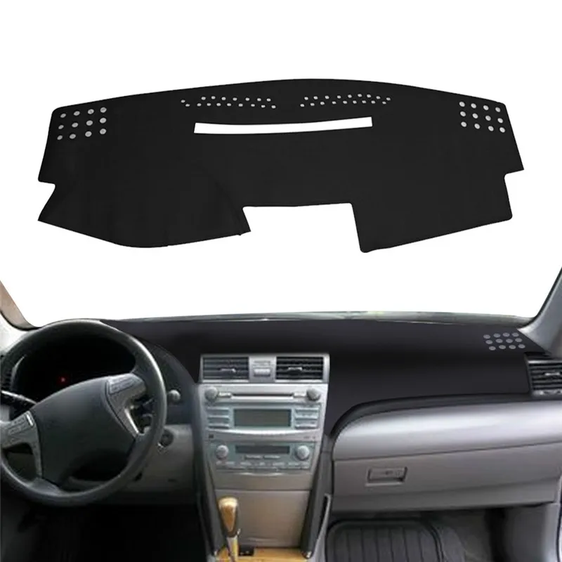 

Кожаный коврик для приборной панели Toyota Camry 2007 2008 2009 2010 2011, коврик для приборной панели, коврик для приборной панели, внутренняя защита, автомобильные аксессуары