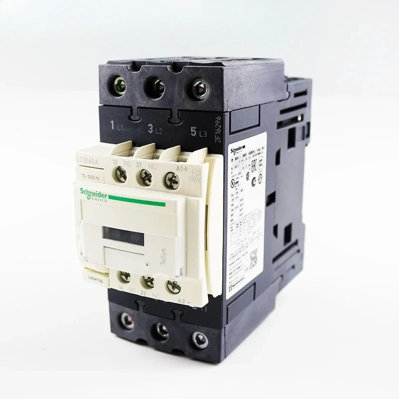 

LC1D65AFD Контактор постоянного тока LC1D65AFD импортный оригинальный трехполюсный контактор 65А катушка DC110V LC1D65A