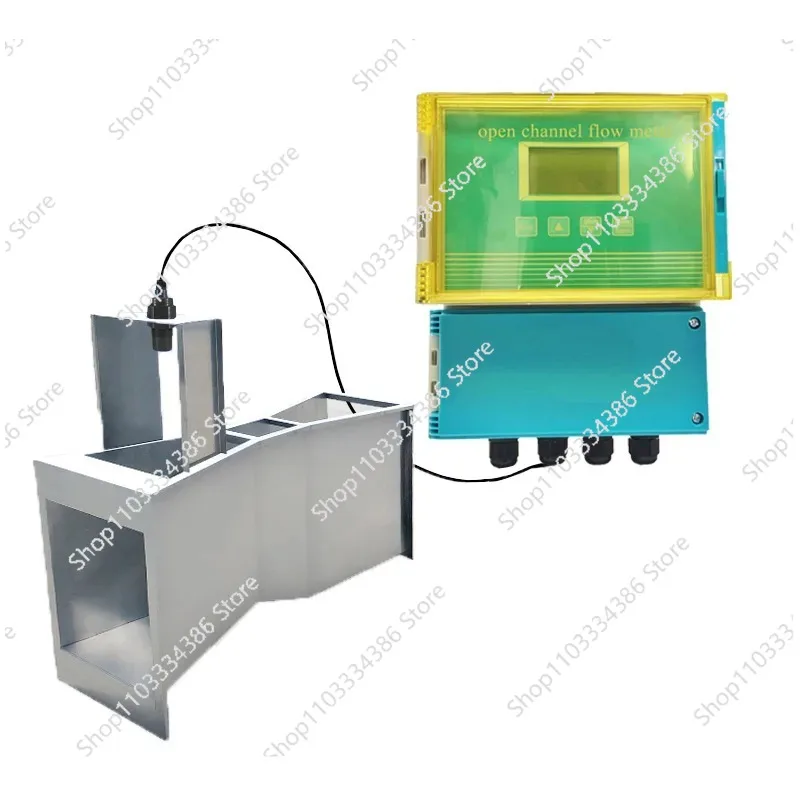 Parshall Flume Open Channel Flowmeter Water Ultrasonic Flow Meter
