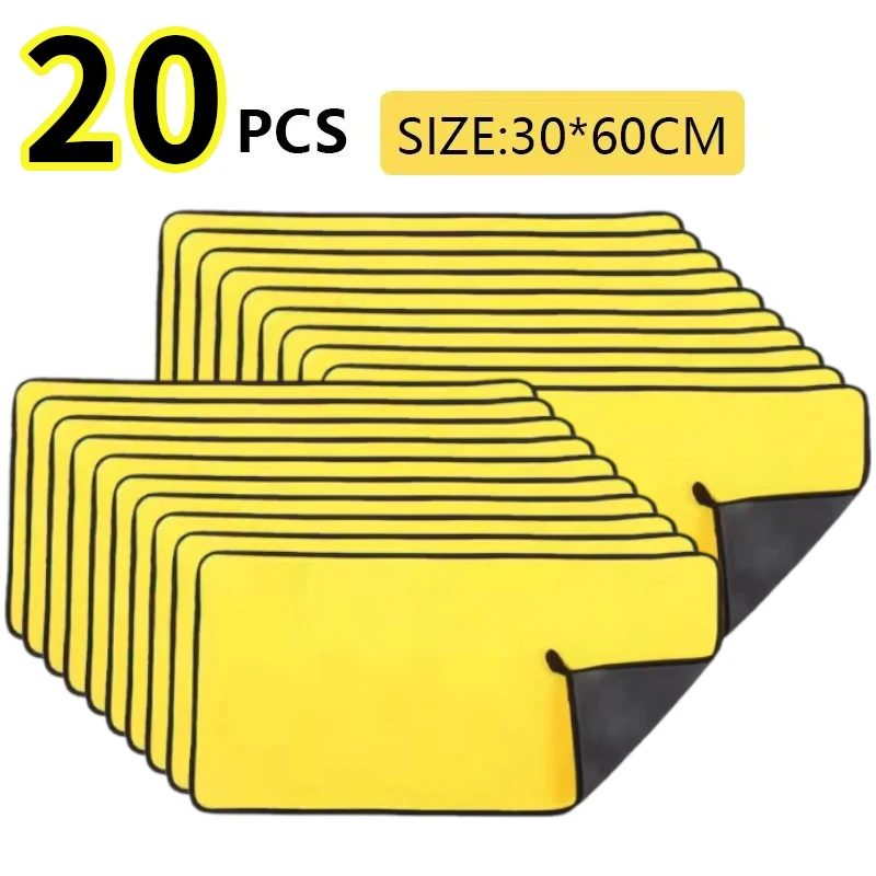 3-30PCS Auto Nano Ultra Fiber Doek Handdoek Microfiber Autowashanddoek Coral Fleece Handdoek Car Care Schone Doek voor Car Home Living