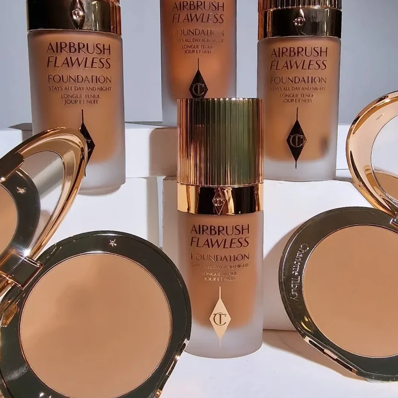 Charlotte Tilbury CT 5 Cores Starlight Beauty Corretivo Líquido Iluminador Corretivo Facial para Manchas Base Maquiagem Amigável à Pele