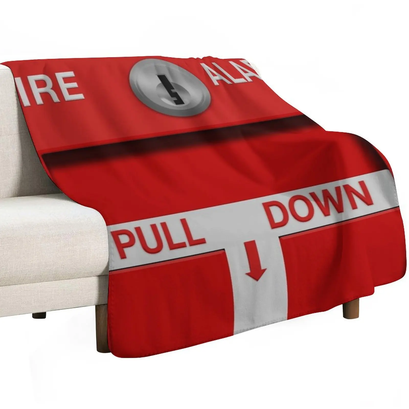 Fire Alarm Pull Station Throw Blanket Weighted Tourist Luxury Thicken Thin Decoratives for winter Blankets