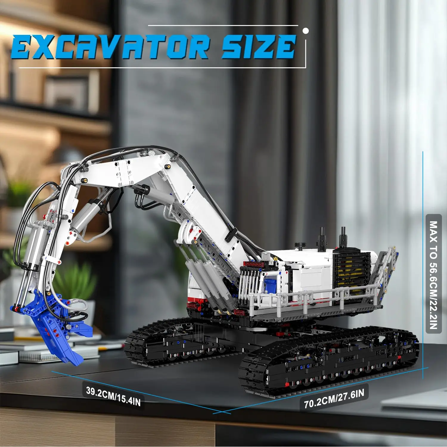 

Mould King 4195+ PCS APP-Controlled Construction Vehicle Building Kit, STEM Educational Engineering Toy for Kids & Adults