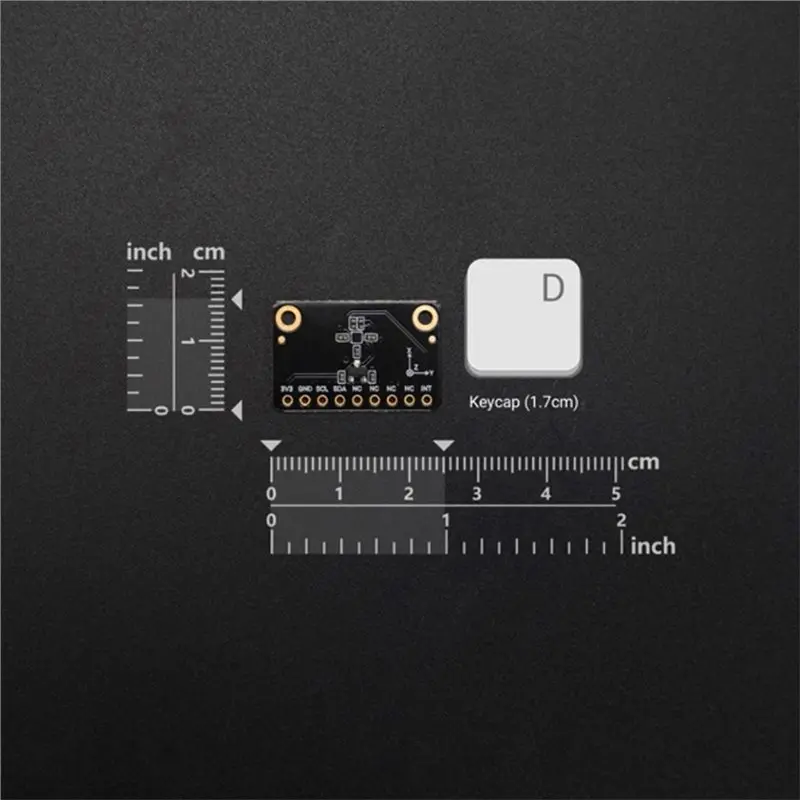B49C For AR VR Drones E-Compass Breakout Board BMM350 Triple-Axis Magnetometer Sensor,Module With Field Shock Recovery