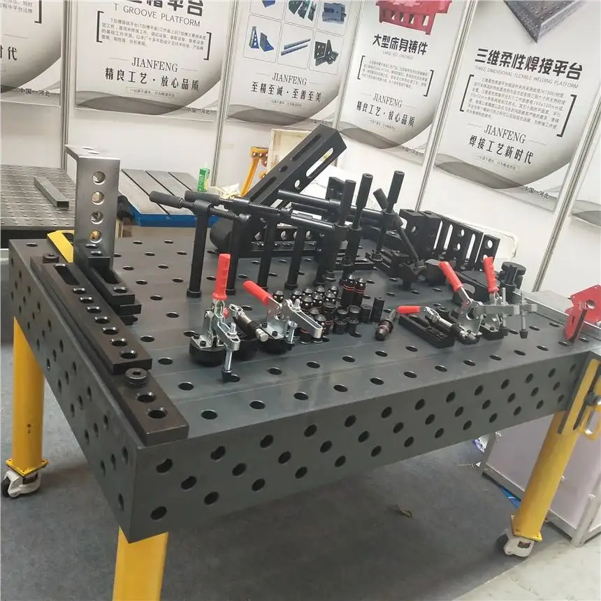 Intelligent Fixture System Clamps 3d Welding Table Accessories  Steel Casting Welding Table