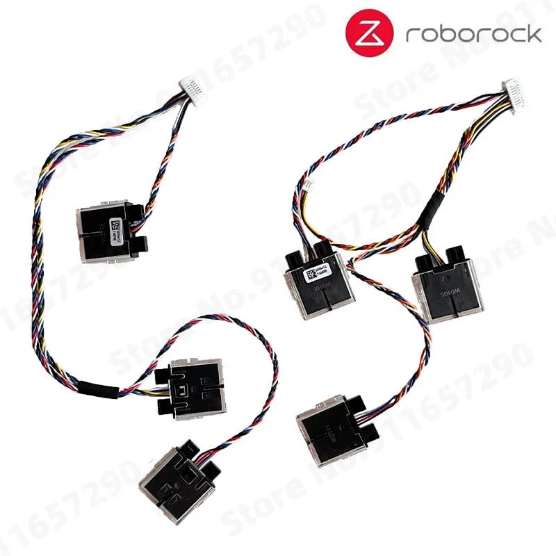 Piezas de montaje originales de arnés de acantilado izquierdo y derecho, accesorios de Sensor de acantilado para aspiradora Roborock S8 PLUS S8 + S8 Pro Ultra G20