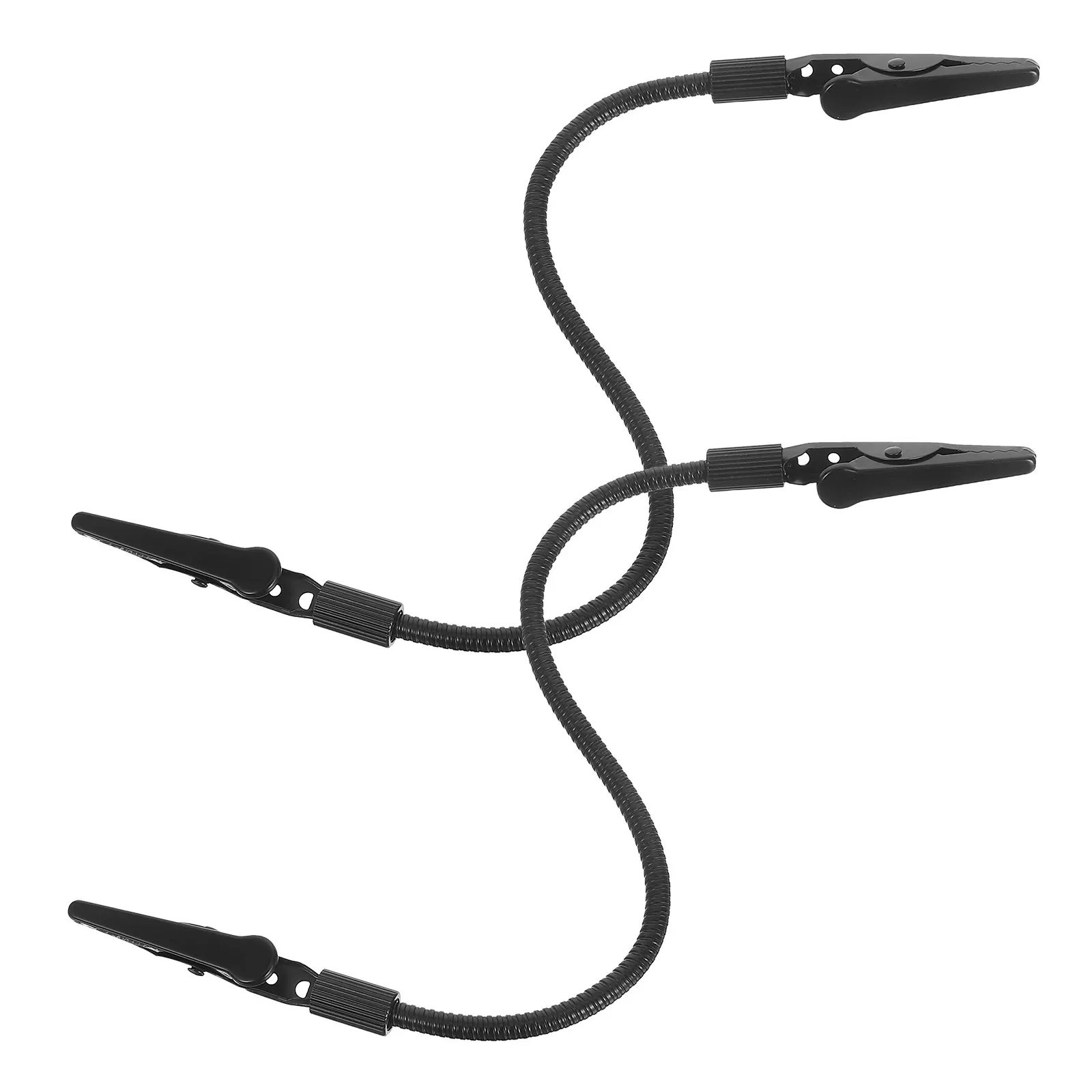 2Pcs Double Ends Alligator Clamps Photo Clip Holder Strong Grip Metal Wire Alligator Clips for DIY Crafts Soldering Wire Holder