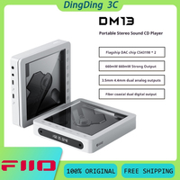 FiiO DM13 Portable Stereo Sound CD Player Dual CS43198 Long Battery Life Optical/coaxial/3.5mm/4.4mm Customized Bluetooth Player