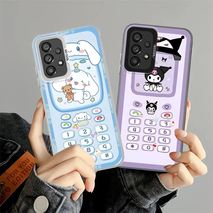 เคสโทรศัพท์มือถือสำหรับ Xiaomi Redmi 14C 9C 12C 10C 9T K60 A1 A2 Plus A5 13C Sanrio Cinnamon Kuromi