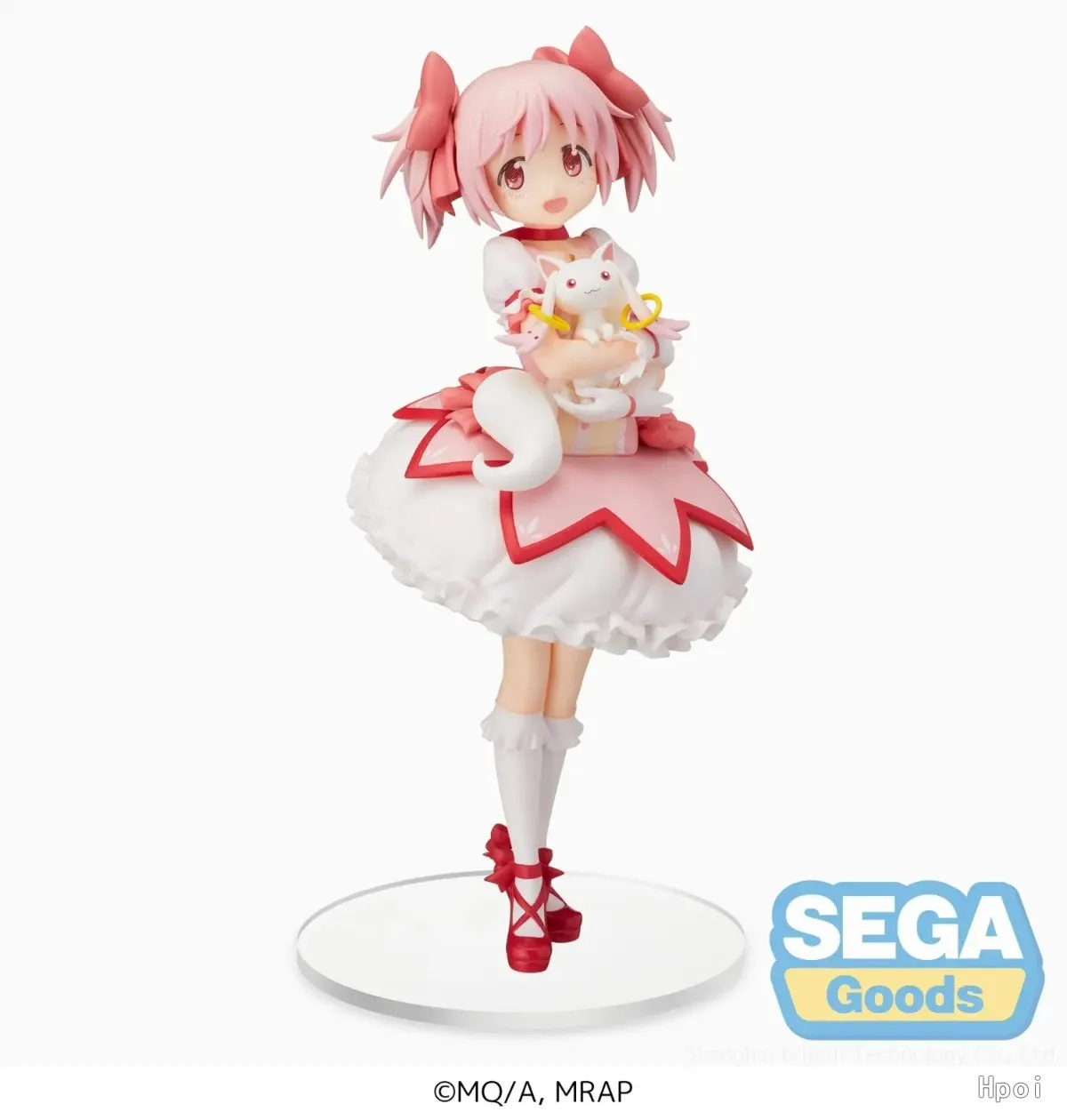 ฟิกเกอร์อนิเมะ puella Magi Madoka ตุ๊กตาขยับแขนขาได้ kaname Madoka หุ่นตัวการ์ตูนน่ารักทำจาก PVC 24ซม.