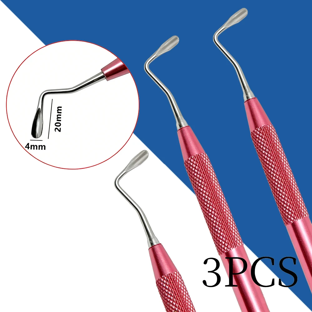 

3PCS Dental Filling Spatula for Resin Aesthetic Restoration Posterior Teeth Occlusal Modeling Simplifying Restorative Tool