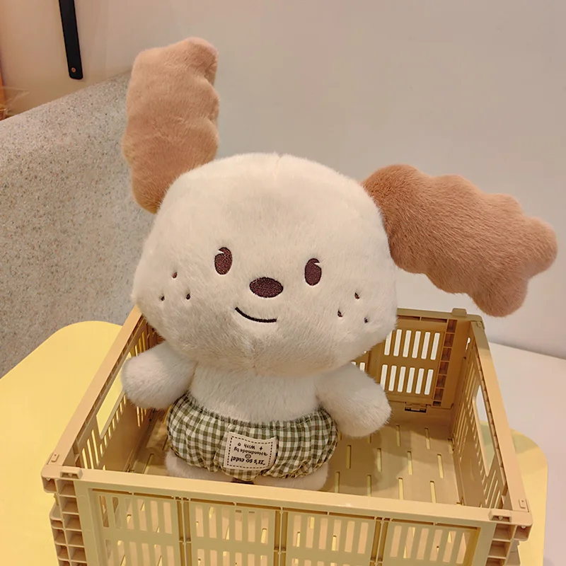 ตุ๊กตาสุนัขแฮปปี้พัพพี้ หูกระดิกได้ ของเล่นสุนัขน่ารัก ของเล่นสัตว์น่ารัก หมอนอิงนุ่ม ของขวัญคริสต์มาสสำหรับเด็ก