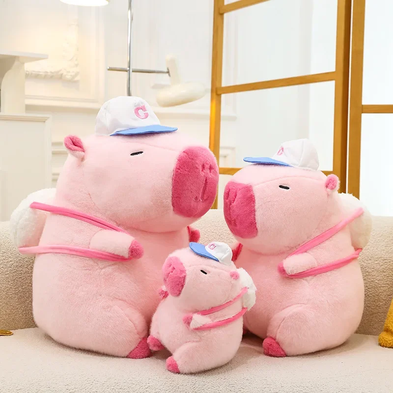 

55cm Big Size Capybara Cartoon Anime Plush Stuffed Doll Room Plushies Pillow Kawaii Peluche Ornaments Children's Holiday Gifts