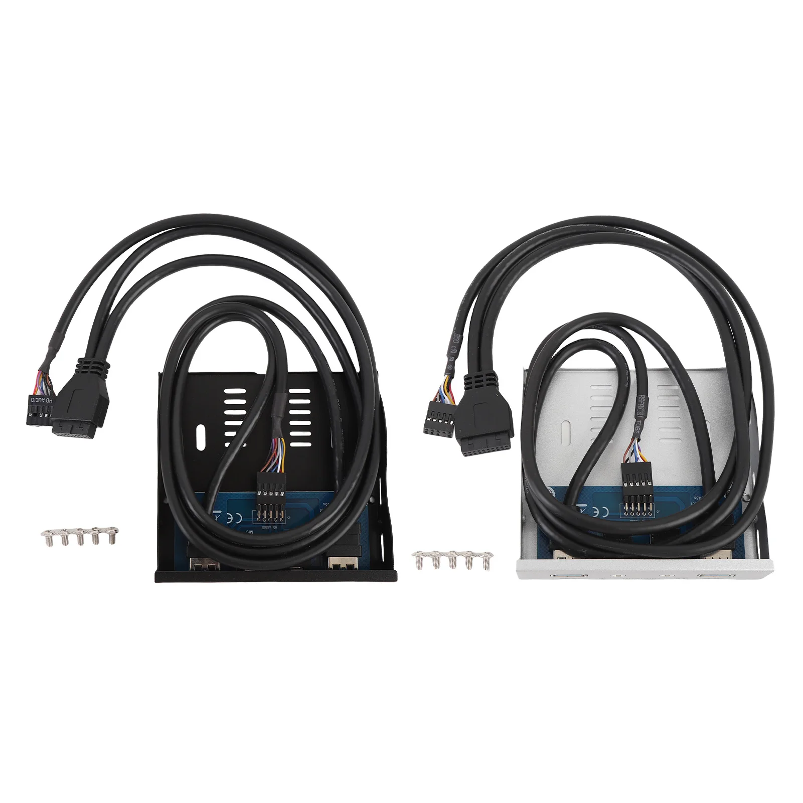 USB 3.0 Front Panel Fast Data Transfer Floppy Bay Drive Front Panel 3.5 Inch HD Sound Interface Easy Setup for Computer Cases