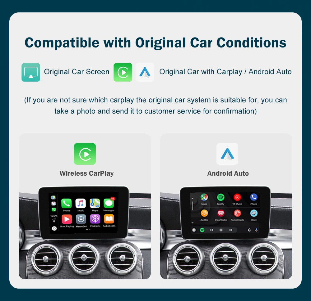 Беспроводной модуль Apple Carplay Android Auto для Mercedes Benz W176 W204 W205 W203 W253 W117 ML GLK NTG 4,0 4,5 4,7 5,0 5,5 6,0