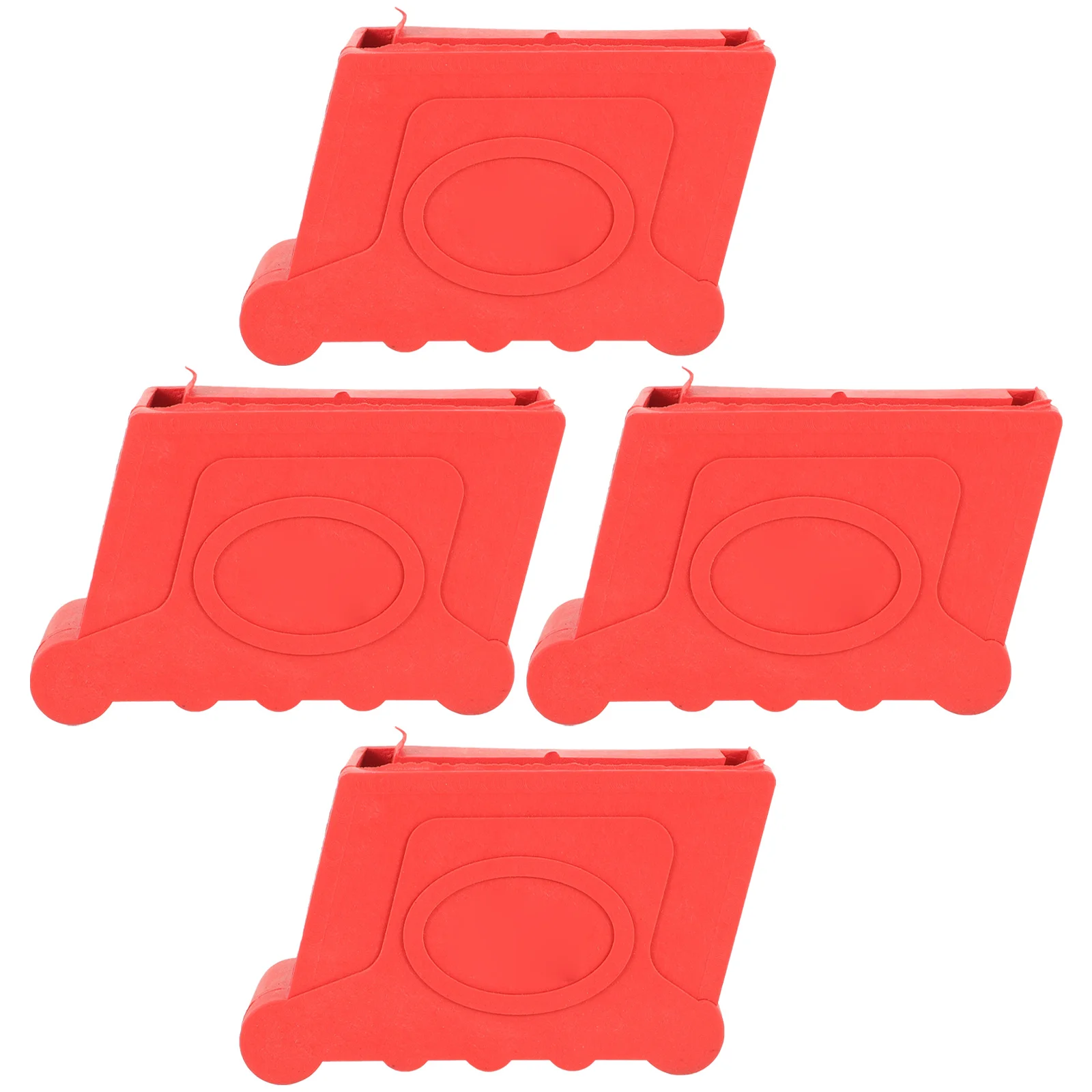 

4pcs Nonslip Feet Cover Rubber Replacement Cover For Step Extension Ladder Home Floor Protector Durable Deep Ridges Ladder
