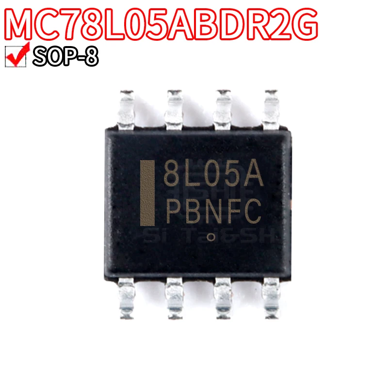 10PCS 8L05A MC78L05ABDR2G BL05A Patch sop8 linear regulator IC