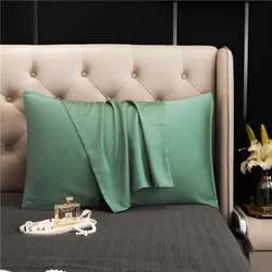 Natural Silk Pillowcase Solid Color Envelope Pillow Case High Quality Comfortable Bedding Sleeping Pillowcover 40x70 50x80