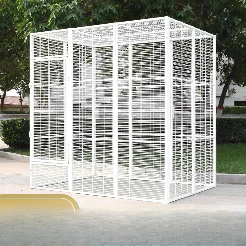 180 124 180cm Extra Large Bird Cage Parrot Feeding Box Cat Cage Large Space Thick Encrypted Pigeon Large Flying Cage