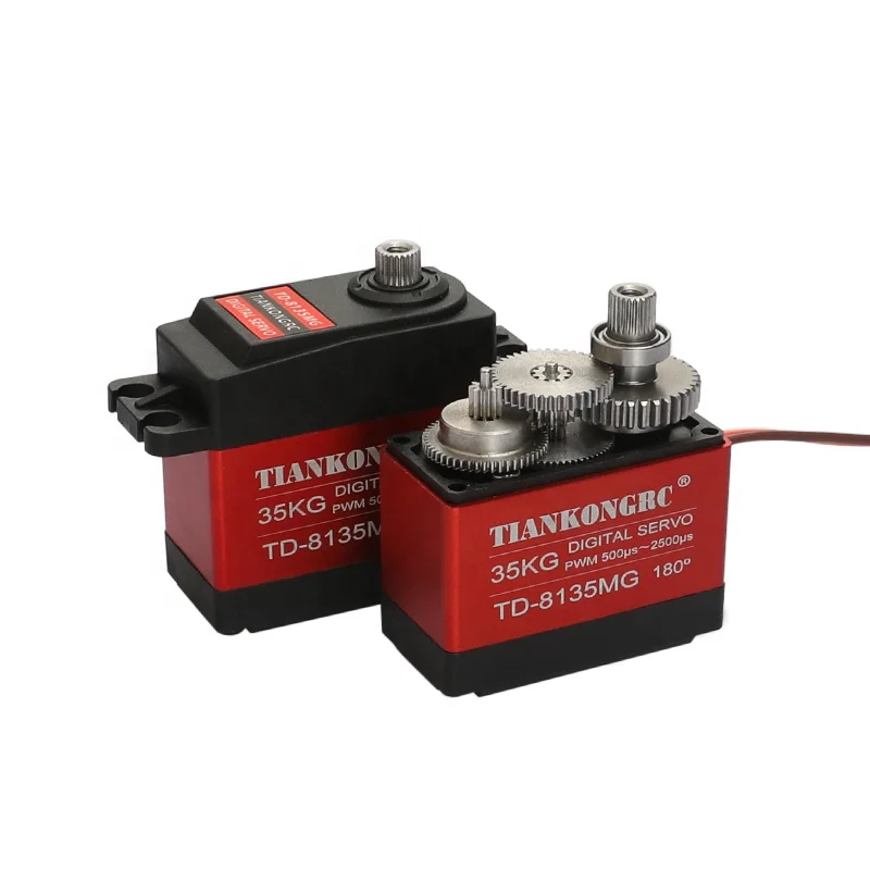 Alto torque TD-8125MG 25kg 30kg 35kg 20kg 8.4v à prova dwaterproof água metal engrenagem servo motor digital para robô rc carro barco avião