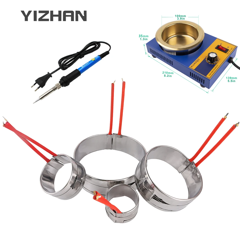 YIZHAN Heating Element For Solder Pot Tin Soldering Machine Ceramic Internal Tin Furnace Desoldering Bath For Soldering Iron