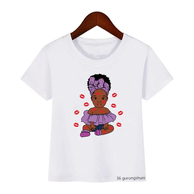 Black Girls Ballerina Girls Tshirt Fashion Harajuku Black Black Girls Tshirt Summer Kids Clothes Tshirt Girls Clothes White Tops