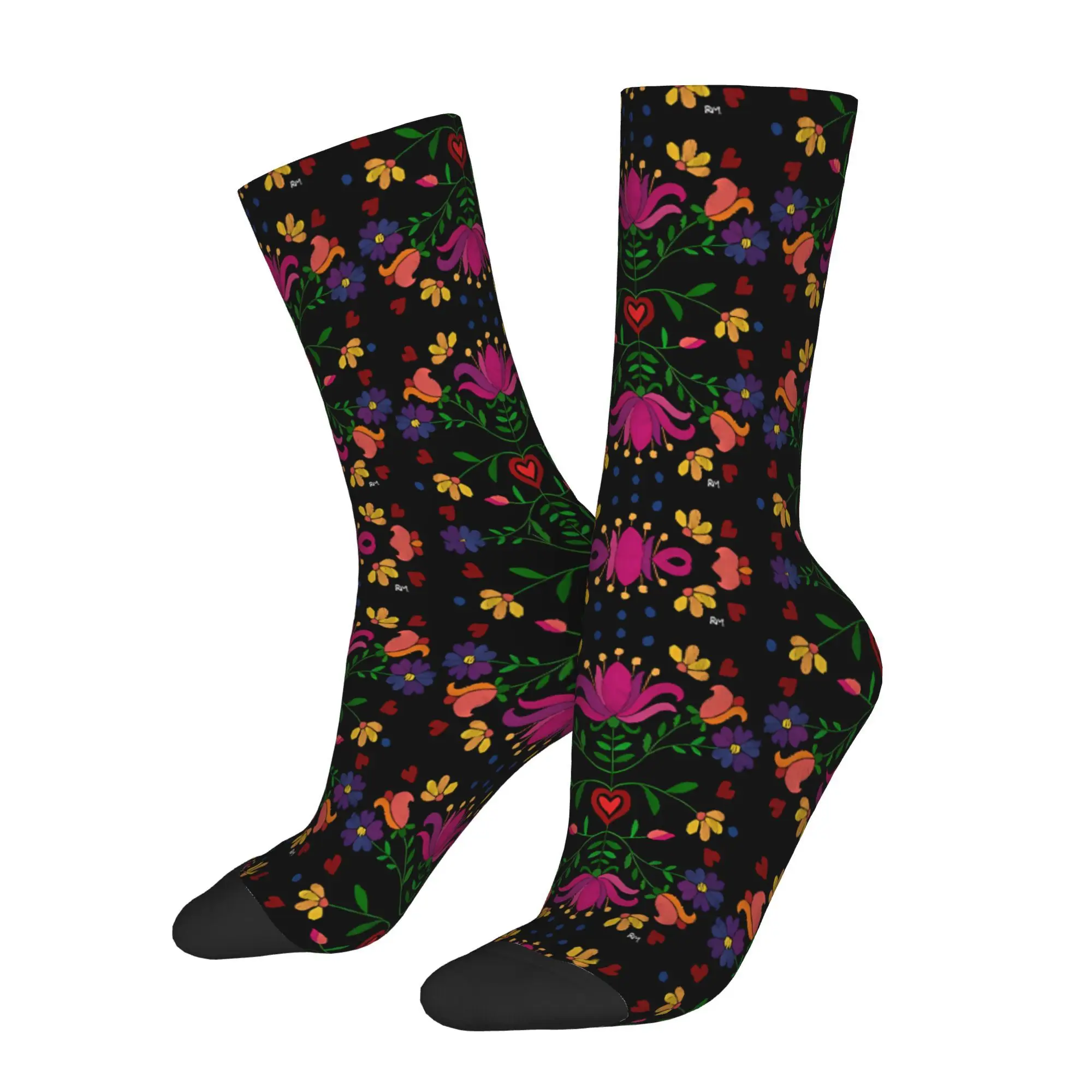 

Colorful Patterns Sock Printed Man Polyester