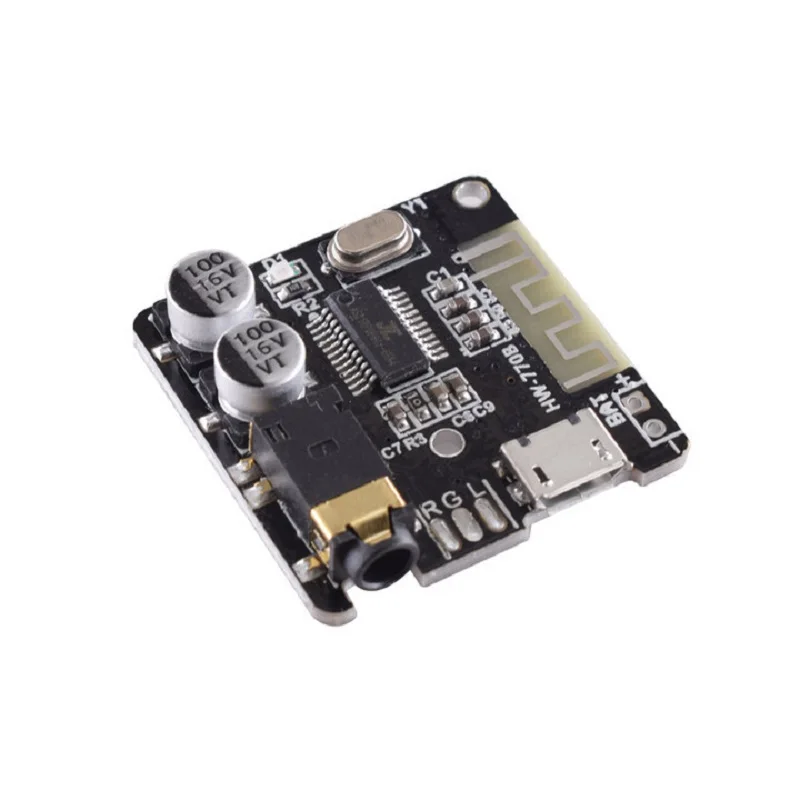 3.7-5V Mini Bluetooth Stereo Audio Receiver Board Module With Mic for arduino MP3 Player Bluetooth Lossless Decoder Board