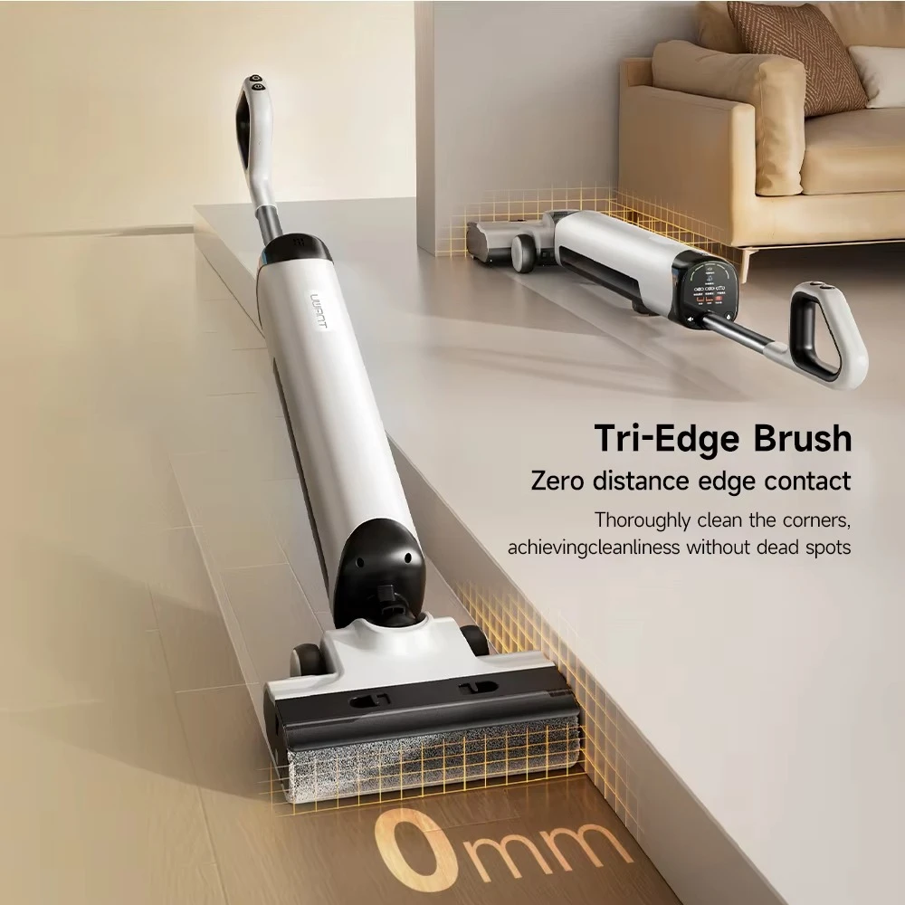 D500 Upright Handheld Wet and Dry Vacuum Cleaner Lightweight 18Kpa Bagless HEPA Filter Hard Floors Hotel Use