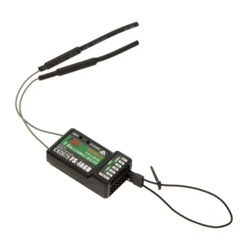 Easy Binding FS-iA6B Receiver, Works with Flysky FS-i6 FS-i4 FS-i10 GT Series Transmitters
