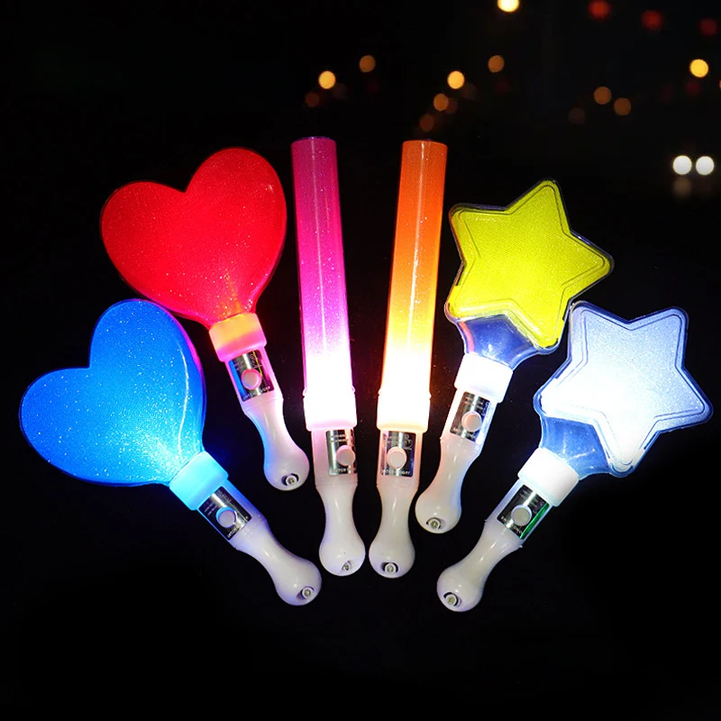 

20/50/100pcs Glowing LED Light Stick Magic Star Wand Luminous Party Decor Kids Fluorescent Birthday Glow in The Dark LED Stick