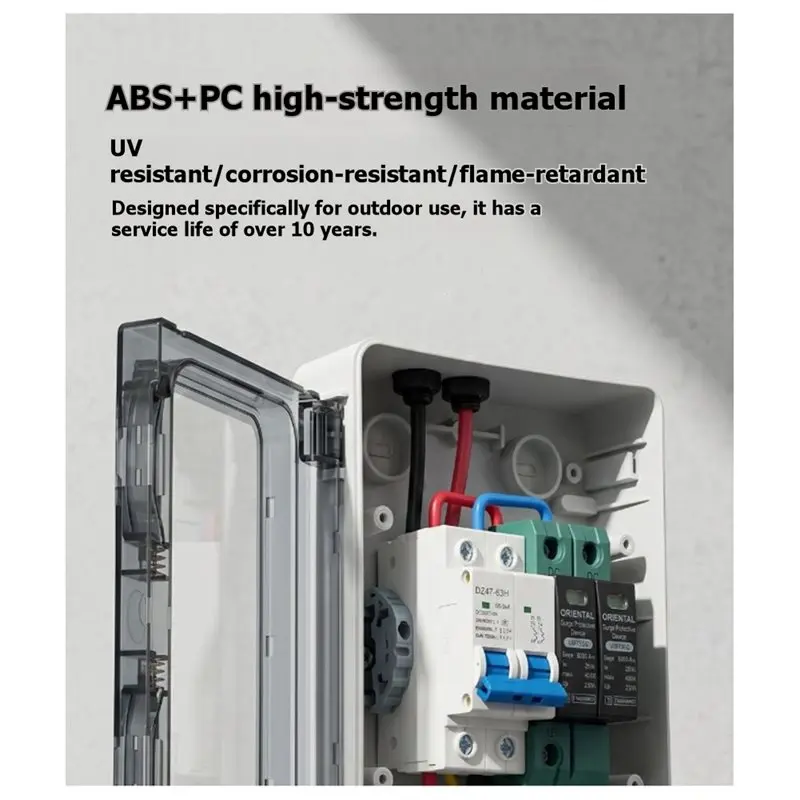 ABMH-Disconnect Switch Solar DC600V Disconnect Switch With Lightnin Protection Economical PV Combiner Box