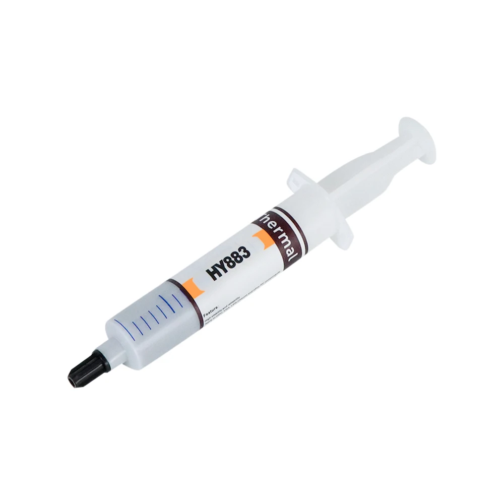 Pasta de graxa térmica HY883 TU20G 6,5 W cinza para resfriamento de dissipador de calor de chips CPU VGA