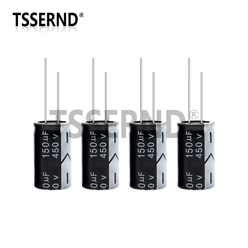 5pcs 450V Aluminum Electrolytic Capacitor 1UF 2.2UF 3.3UF 4.7UF 10UF 22UF 33UF 47UF 68UF 82UF 100UF 150UF 180UF 220UF