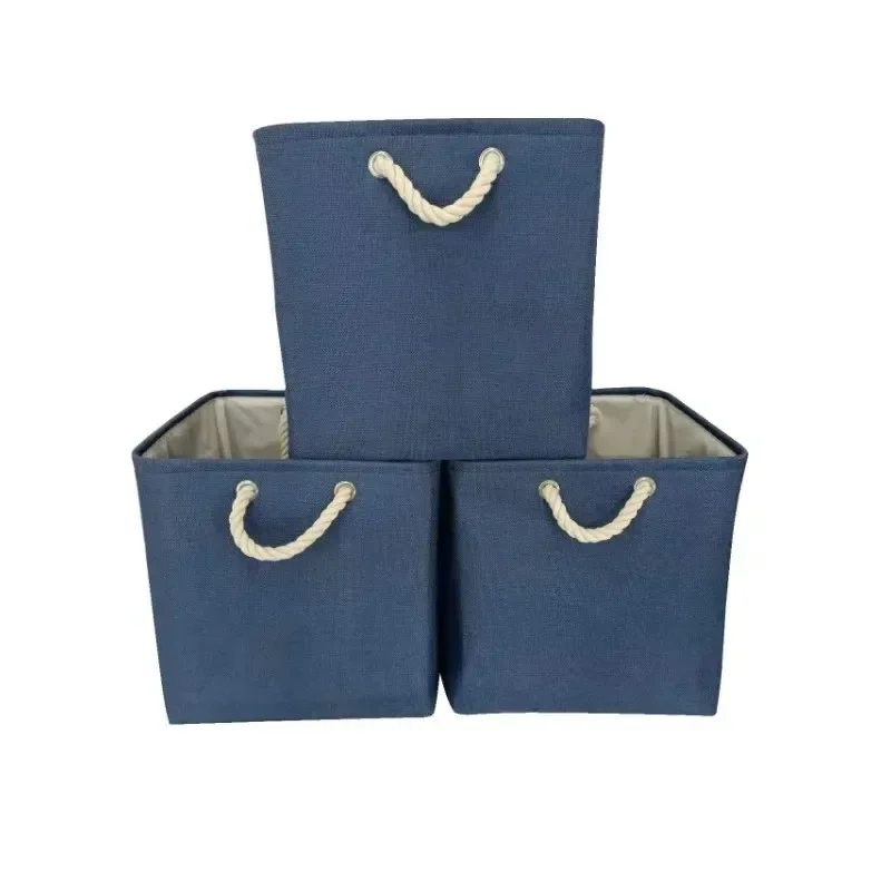 Household Large-capacity Debris Storage Basket Simple Fabric Storage Basket Linen Storage Basket Foldable Dirty Clothes Basket