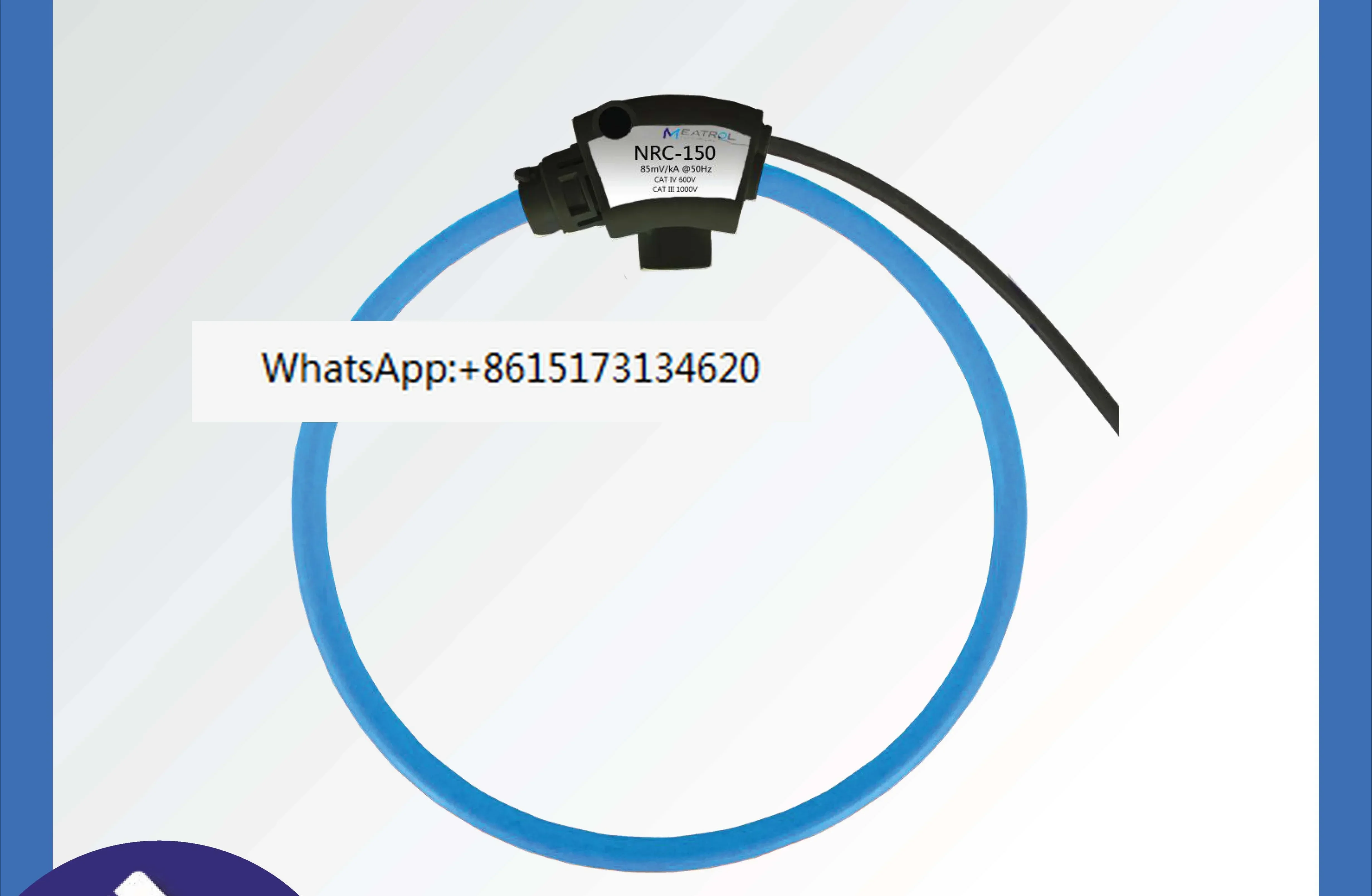 Roche NRC-XXX-3m, boucle de courant, sonde flexible, bobine à courant élevé d'impulsion